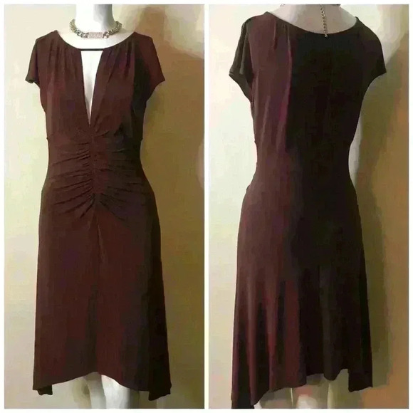 Max Studio Chocolate 🍫 Brown Dress - Picture 1 of 5